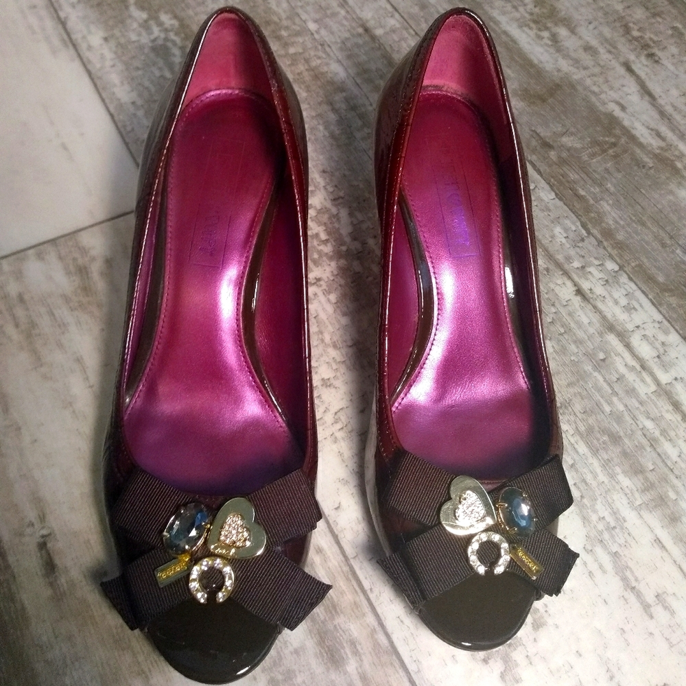 Coach Poppy Wedges